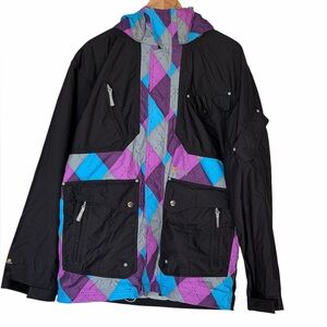 Special Blend Men's Utility Snowboard Jacket in Gnargyle Black Medium